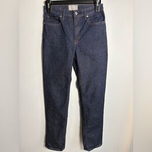 Everlane The High-Rise Straight Jean Dark Indigo Wash Size 29